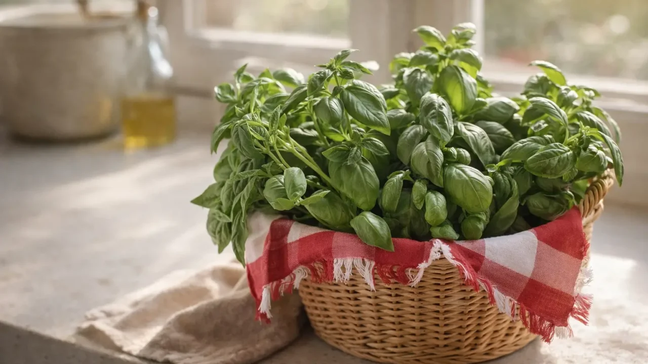 Basilico rigoglioso in vaso: cosa fare per averlo sempre sano e profumato