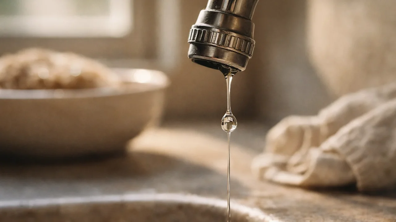 Panno imbevuto di aceto attorno al rubinetto: a cosa serve e come si usa