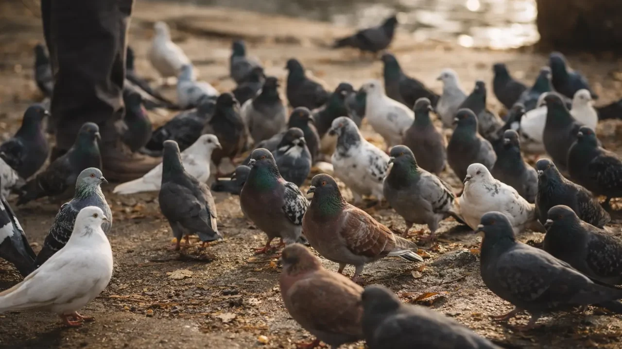 Piccioni in giardino: come allontanarli con il trucco dei colori